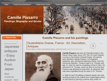 Tablet Screenshot of camillepissarro.org
